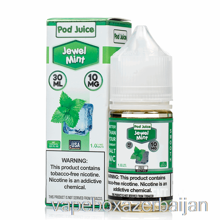 Vape Smoke Jewel Mint - Pod Juice - 30mL 35mg